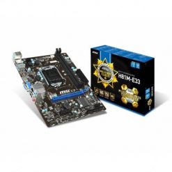 MSI H81M-E33 Intel H81 Chipset Motherboard