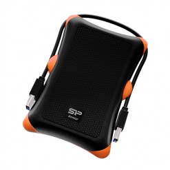 Silicon Power Armor A30 2TB Black Orange External HDD