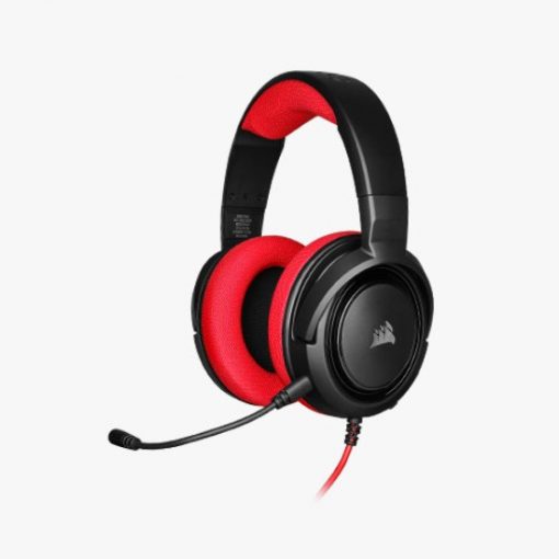 Corsair HS35 Stereo Gaming Headphone - Red