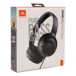 JBL TUNE 500 Black Wired Over-Ear Headphone