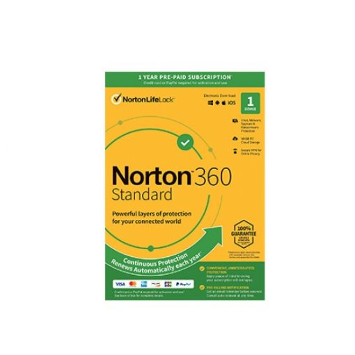 Norton 360 Standard 01 Device 01 Year