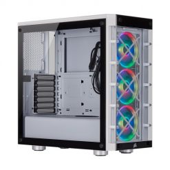 Corsair iCUE 465X RGB Mid-Tower ATX Smart Case White