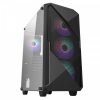 MaxGreen A366BK Mid-Tower Tempered Glass Case