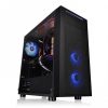 Thermaltake Versa J22 TG RGB Mid Tower Black Desktop Casing