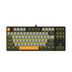 E-Yooso Z87 Hotswap Mechanical Keyboard (Yellow Backlit)