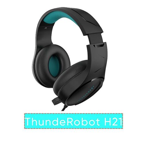 ThundeRobot H21 wired gaming USB headset wheat color RGB