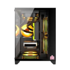Monarch Mystery Box X5 Desktop Gaming Case Black
