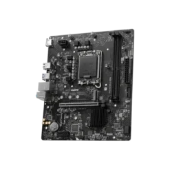 Model: PRO H610M-S Supported CPU: 14th/13th/12th Gen Intel Processors (LGA1700) Supported RAM: 2x DDR4, Max 96GB Graphics Output: 1x HDMI Features: 1x M.2 slot, Realtek RTL8111H Gigabit LAN
