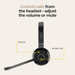 Jabra Evolve 65 TE USB-A MS Stereo Wireless Headphone