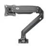 K2 Zeno M10 17-35 Inch Black Adjustable Single Arm Monitor Desktop Mount Stand