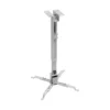 K2 Zeno PDS08-65-W Adjustable Projector White Ceiling Mount Kit