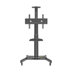 Kaloc KLC-161-B 32-60 inch Black Adjustable Mobile TV Trolley For Interactive Flat Panel