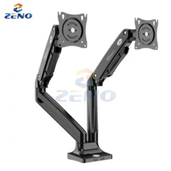 ZENO M10D-B 17-32 Inch Double Arm Gas-Strut Desktop Monitor Stand